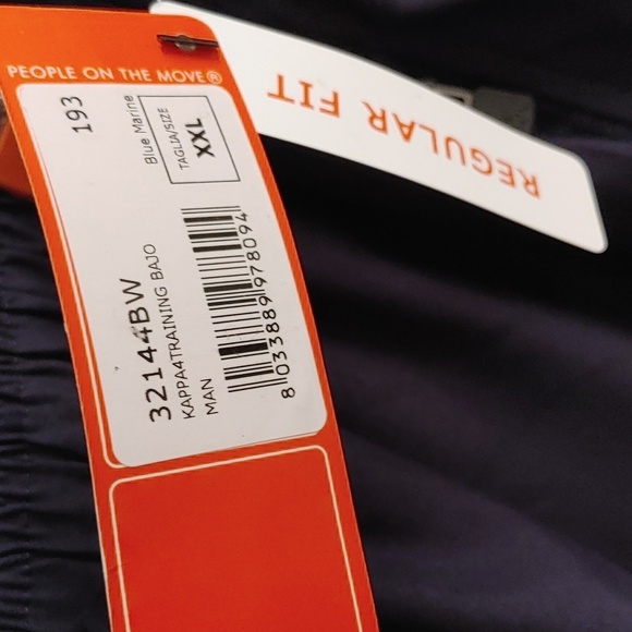 NWT Men's Kappa Blue Marine Training. Bajo Shorts XXL - Picture 9 of 16